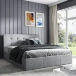 Łóżko tapicerowane ALOA z pojemnikiem