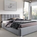 Łóżko tapicerowane SIMON z pojemnikiem