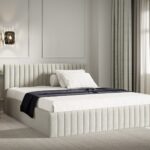 Łóżko tapicerowane SENTRA z pojemnikiem