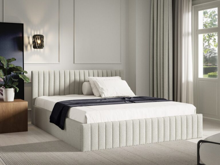 Łóżko tapicerowane SENTRA z pojemnikiem