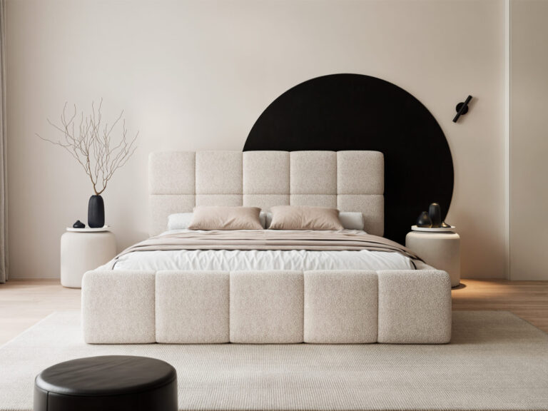 Łóżko tapicerowane FIRENZE z pojemnikiem