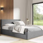 Łóżko tapicerowane BASIC z pojemnikiem