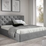 Łóżko tapicerowane JULA z pojemnikiem