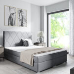 Łóżko kontynentalne MILANO z dwoma pojemnikami