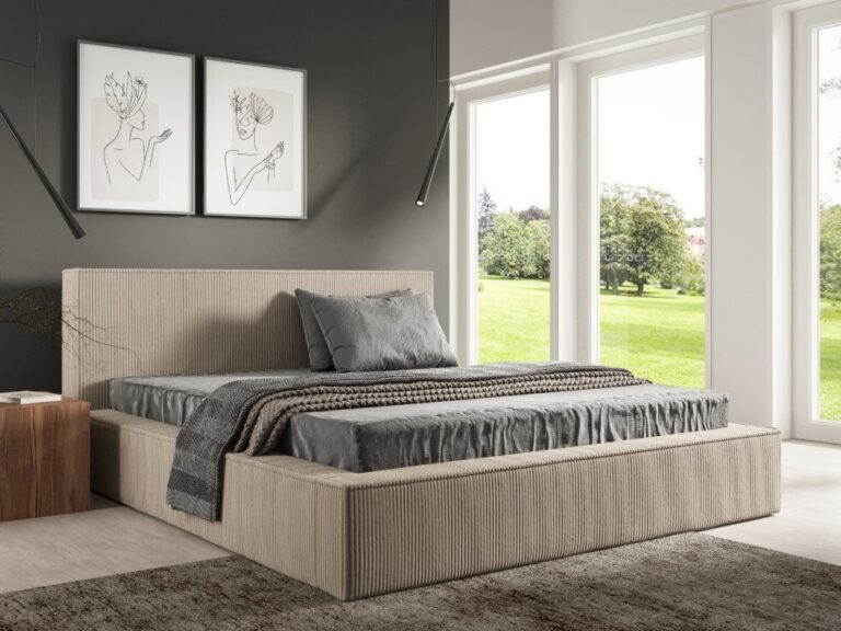 Łóżko tapicerowane FOX z pojemnikiem