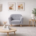 Fotel DINA w stylu skandynawskim